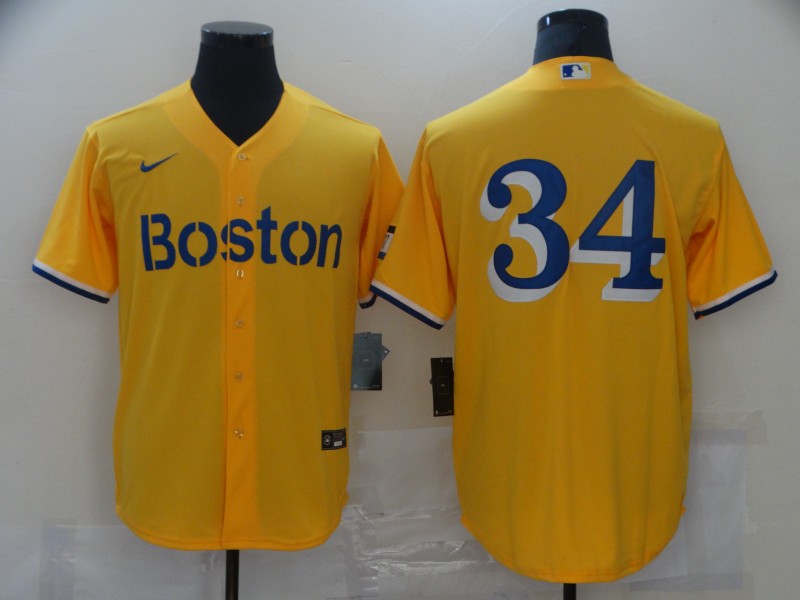 Red Sox 34 Gold Nike 2021 City Connect Replica Player Cool Base Jersey,We sell and wholesale Red Sox 34 Gold Nike 2021 City Connect Replica Player Cool Base Jersey on line form chian!